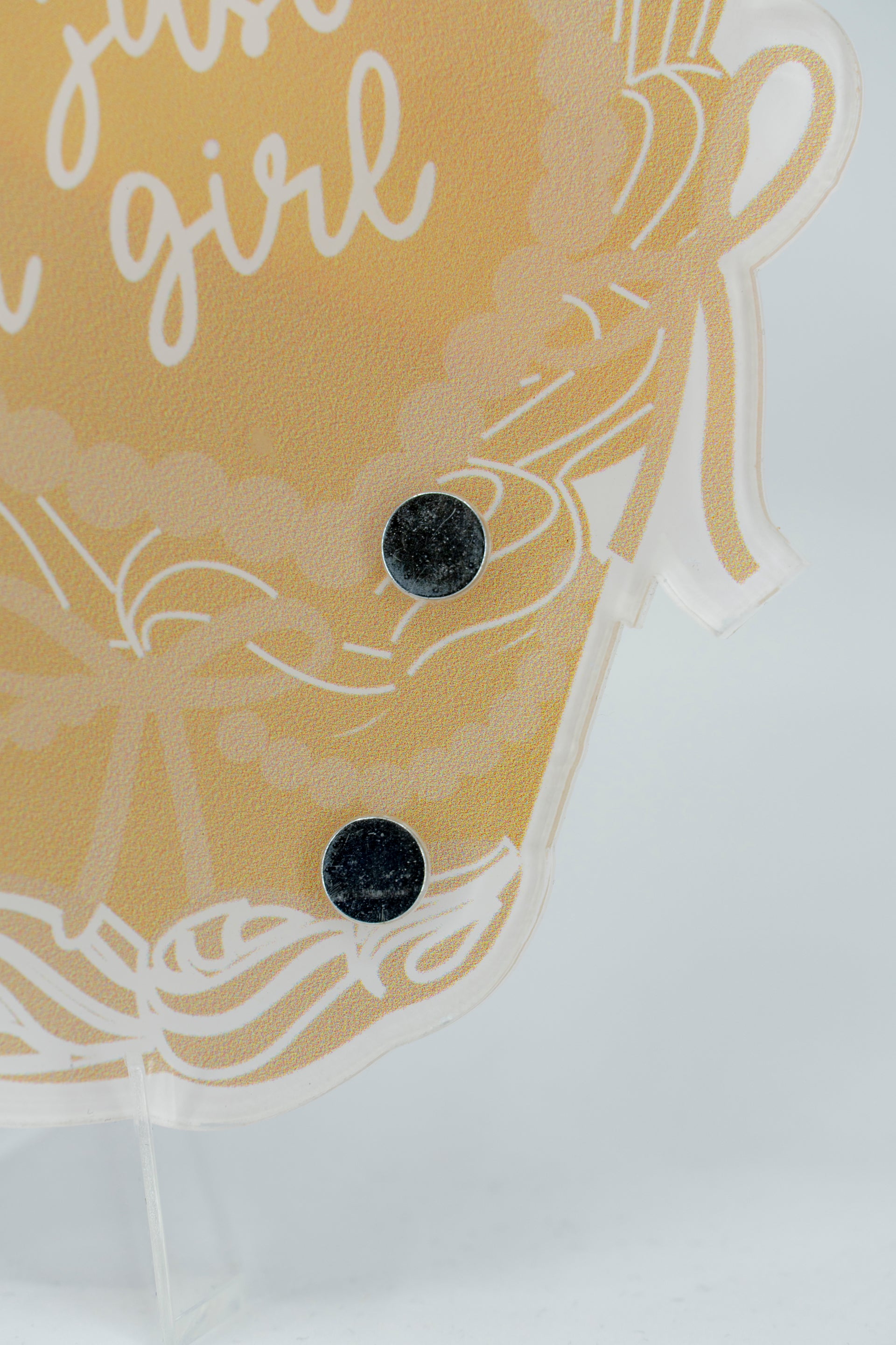 I'm Just a Girl Lash Tile